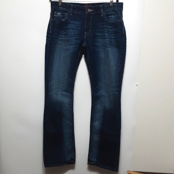 ADA CINCH Mid-Rise Rodeo Westetn Style Straight Leg Denim - Picture 1 of 9
